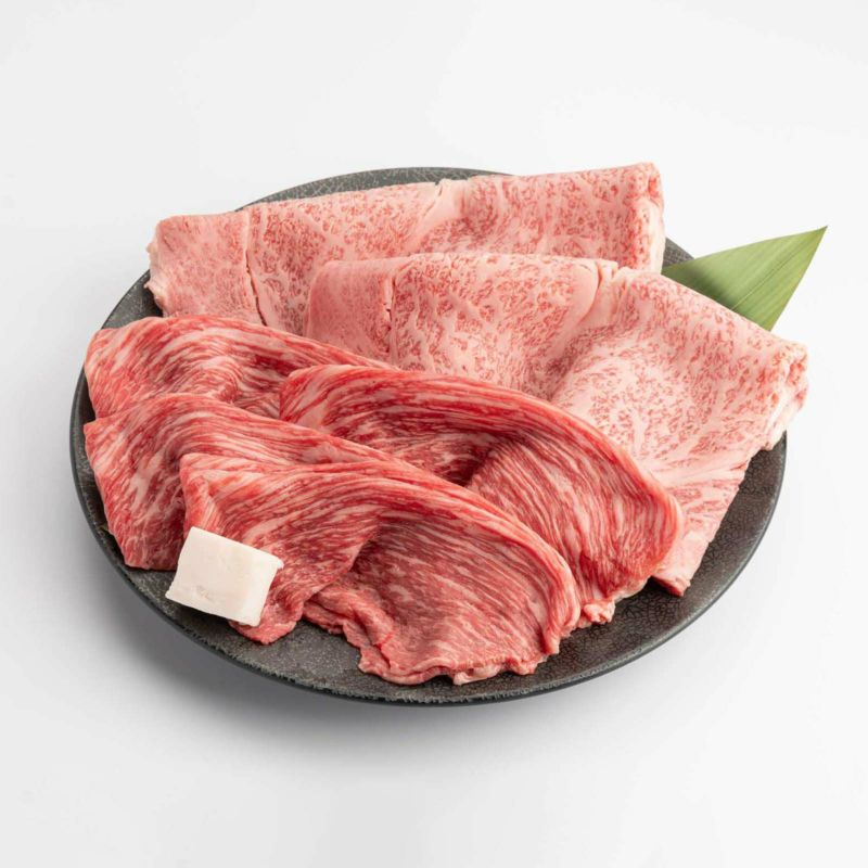 丹波牛すき焼味めぐり 赤身400gとロース400gのセット（京都府産）