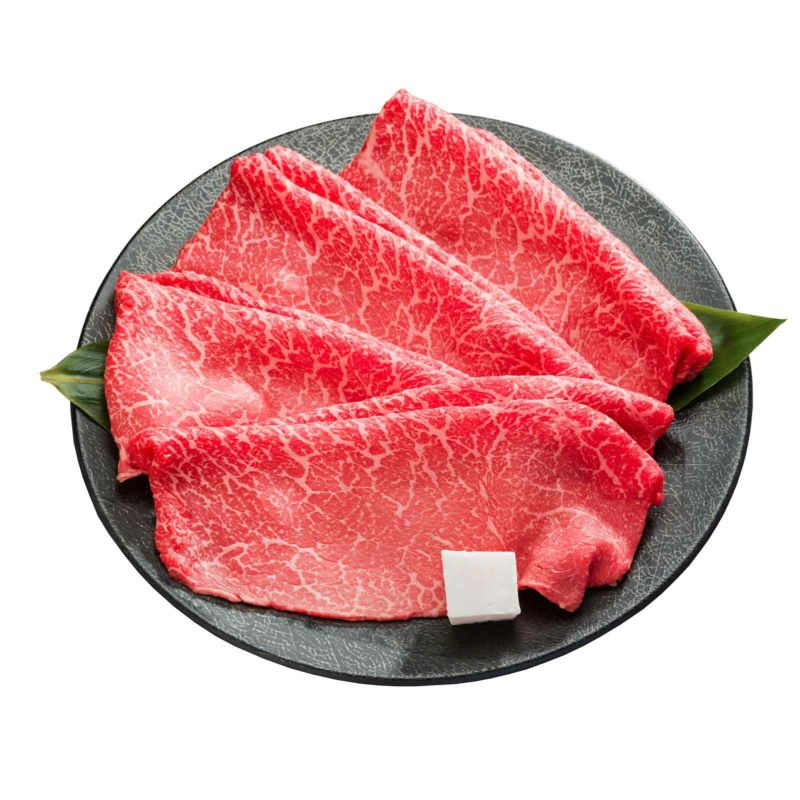 いづつ屋牛　絹赤すき焼セット　オリジナルわりした付き