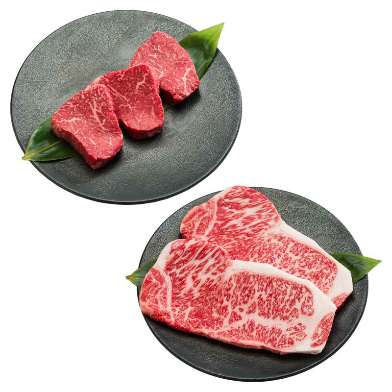 いづつ屋牛ランプステーキ ＆ いづつ屋牛サーロインステーキ